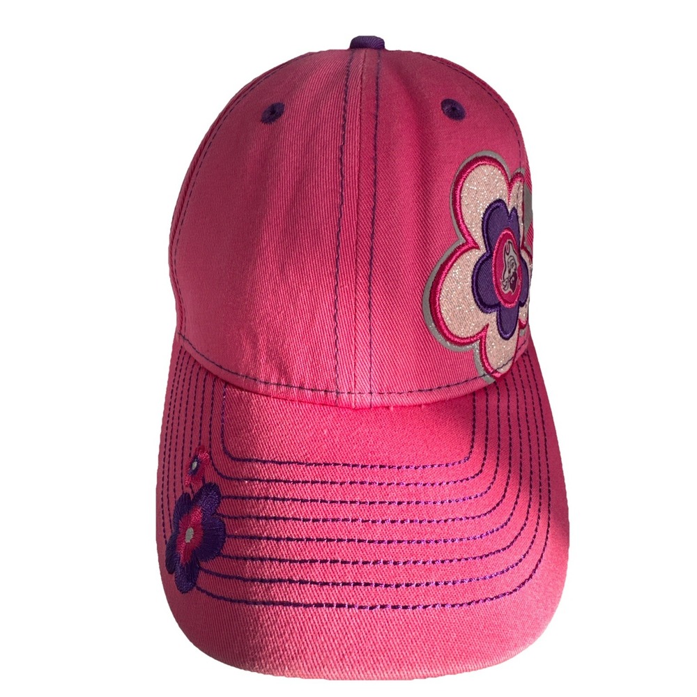Youth Era Pink Floral  ECU Pink Pirate‎ Logo 9Forty Adjustable Hat